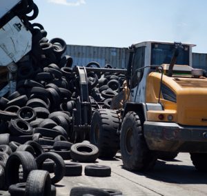 ELT (End-of-Life Tires) are picked up