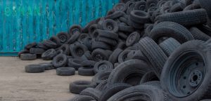 Tire stacked
