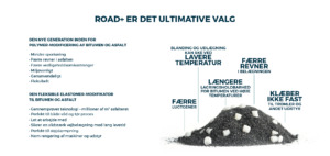 Road+, den nye generation inden for polymer-modificering af bitumen og asfalt